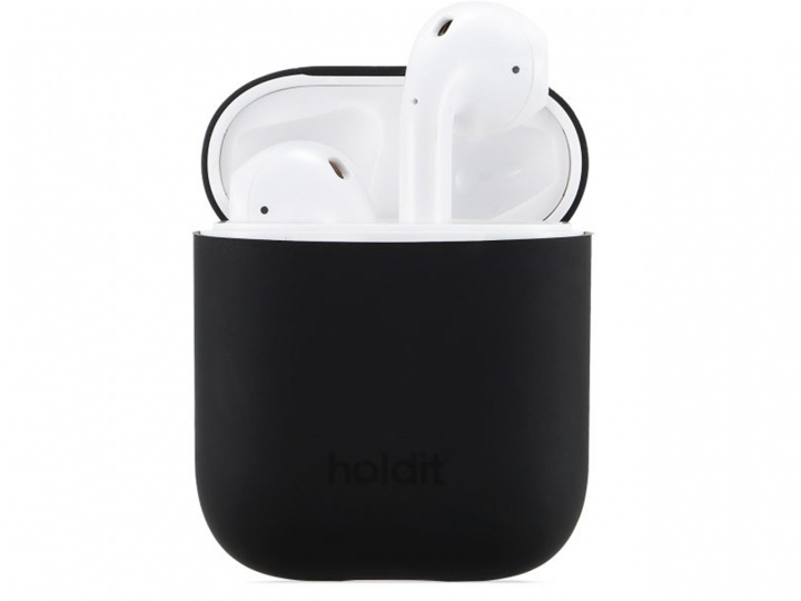 Holdit Silicone Case Airpods Nygård Blush Black in de groep HOME ELECTRONICS / Audio & Beeld / Koptelefoon & Accessoires / Accessoires bij TP E-commerce Nordic AB (C20094)