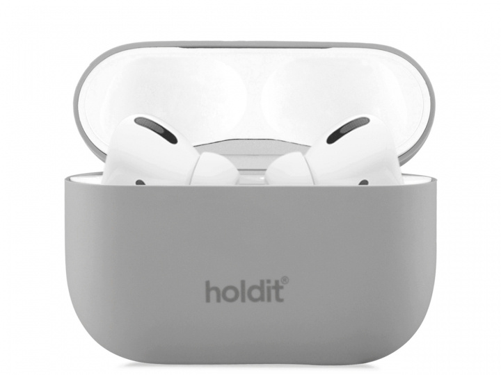 Holdit Silicone Case Airpods Pro Nygård Taupe in de groep HOME ELECTRONICS / Audio & Beeld / Koptelefoon & Accessoires / Accessoires bij TP E-commerce Nordic AB (C20099)