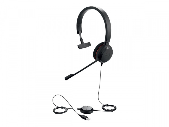 JABRA Evolve 20 Ms Mono in de groep COMPUTERS & RANDAPPARATUUR / Computeraccessoires / Koptelefoon bij TP E-commerce Nordic AB (C20206)