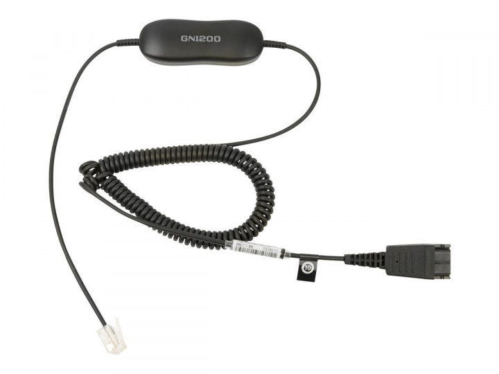 JABRA Gn 1200 Universalsladd Spiral in de groep COMPUTERS & RANDAPPARATUUR / Computeraccessoires / Koptelefoon bij TP E-commerce Nordic AB (C20232)