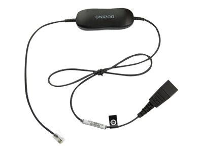 JABRA GN1200 Smartcord. Nedre headse in de groep COMPUTERS & RANDAPPARATUUR / Computeraccessoires / Koptelefoon bij TP E-commerce Nordic AB (C20237)