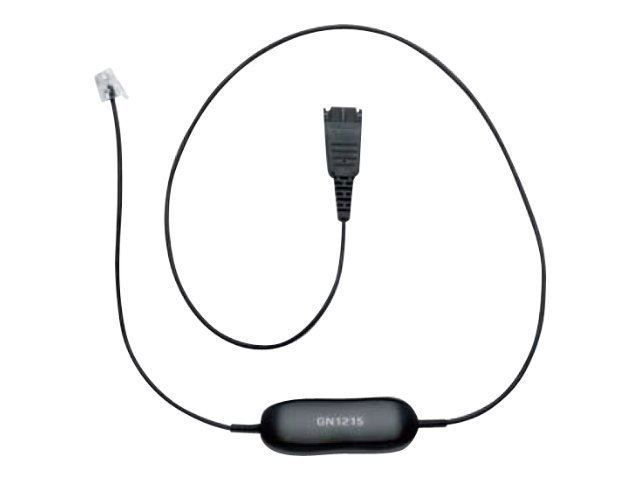 JABRA Gn1215 Avaya Qd/4Pin Modular in de groep COMPUTERS & RANDAPPARATUUR / Computeraccessoires / Koptelefoon bij TP E-commerce Nordic AB (C20238)