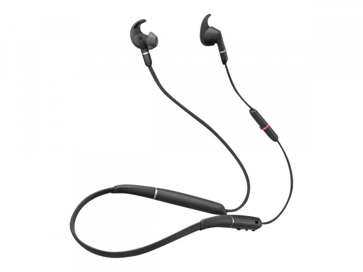 Jabra Office Trådlösa hörlurar, Jabra Evolve 65E Link 370 Ms in de groep COMPUTERS & RANDAPPARATUUR / Computeraccessoires / Koptelefoon bij TP E-commerce Nordic AB (C20329)