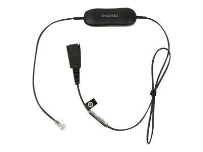 JABRA Smart Cord QD/ RJ9 Avaya in de groep COMPUTERS & RANDAPPARATUUR / Computeraccessoires / Conferentietelefoons bij TP E-commerce Nordic AB (C20397)