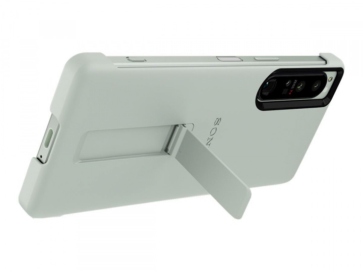 SONY Style Cover Xperia 1 Mk4 Grey in de groep SMARTPHONE & TABLETS / Mobielbescherming / Sony bij TP E-commerce Nordic AB (C20690)