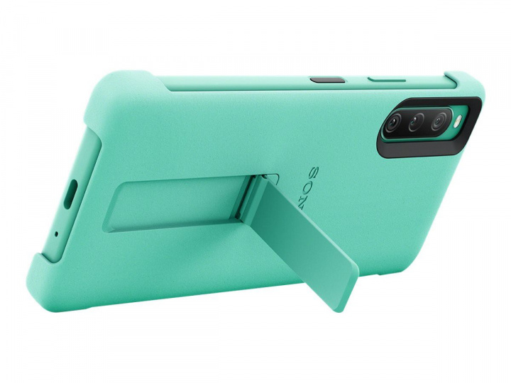 SONY Style Cover Xperia 10 Mk4 Mint in de groep SMARTPHONE & TABLETS / Mobielbescherming / Sony bij TP E-commerce Nordic AB (C20695)