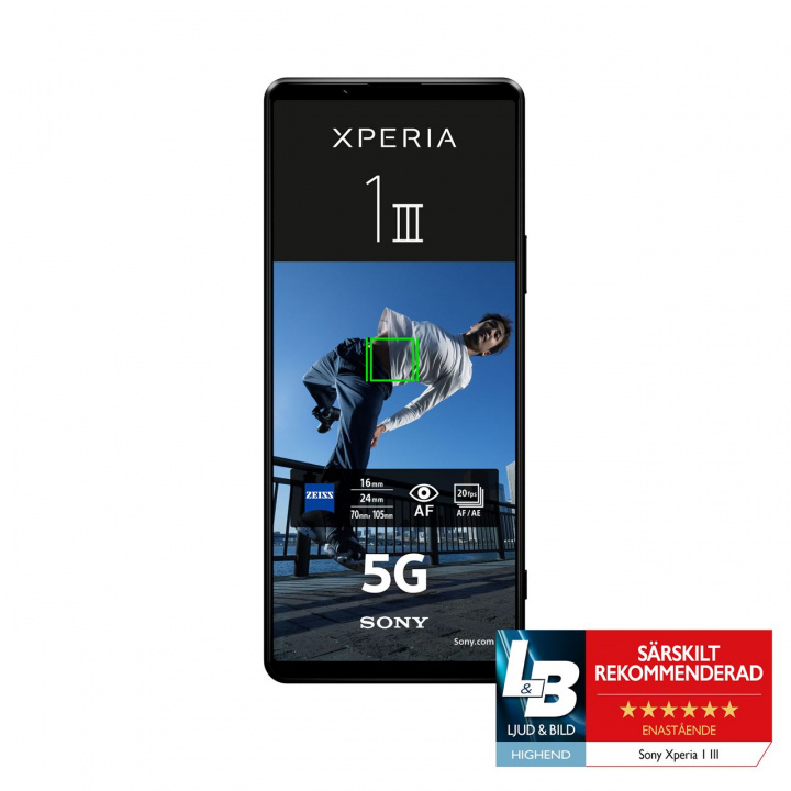 SONY Xperia 1 Mk3 Black in de groep SMARTPHONE & TABLETS / Mobiele telefoons & smartphones bij TP E-commerce Nordic AB (C20710)