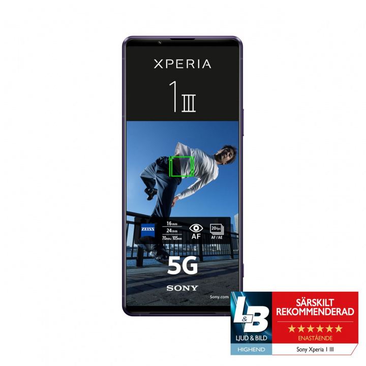 SONY Xperia 1 Mk3 Purple in de groep SMARTPHONE & TABLETS / Mobiele telefoons & smartphones bij TP E-commerce Nordic AB (C20711)