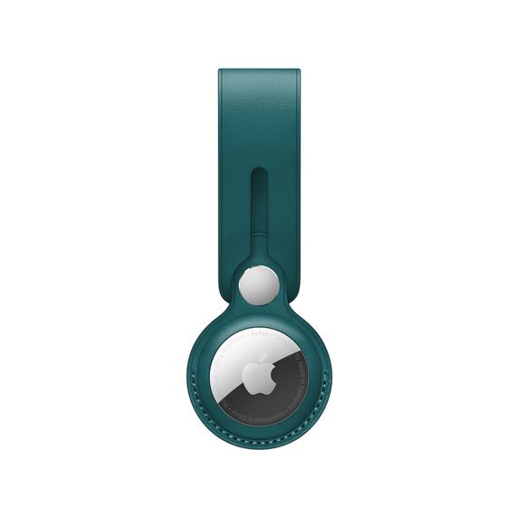 Apple AirTag Leather Loop - Forest Green in de groep SMARTPHONE & TABLETS / Overige accessoires / Overige bij TP E-commerce Nordic AB (C20896)