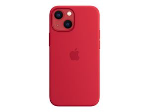Apple iPhone 13 mini Silicone Case with MagSafe Red in de groep SMARTPHONE & TABLETS / Mobielbescherming / Apple / iPhone 13 Mini / Hoesjes bij TP E-commerce Nordic AB (C21053)