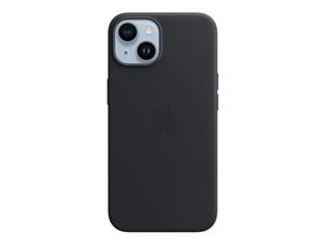Apple iPhone 14 Leather Case with MagSafe - Midnight in de groep SMARTPHONE & TABLETS / Mobielbescherming / Apple / iPhone 14 bij TP E-commerce Nordic AB (C21113)