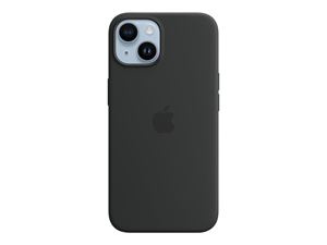 Apple iPhone 14 Silicone Case with MagSafe - Midnight in de groep SMARTPHONE & TABLETS / Mobielbescherming / Apple / iPhone 14 bij TP E-commerce Nordic AB (C21226)