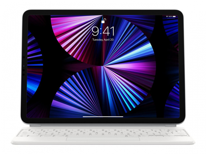 Apple Magic Keyboard iPad Pro 11-in G4/iPad Air G5 Swe White in de groep SMARTPHONE & TABLETS / Tablet bescherming / Apple iPad bij TP E-commerce Nordic AB (C21280)