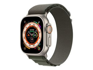 Apple Watch Ultra GPS + Cell 49mm Green Alpine Loop - Small in de groep SPORT, VRIJE TIJD & HOBBY / Smartwatch & Activiteitsmeters / Smartwatches bij TP E-commerce Nordic AB (C21363)