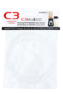 C3 *Extra Silikonpackningar Mix&GO Blender 2-pack in de groep HUISHOUDEN & TUIN / Huishoudelijke apparaten / Keukentools & -apparatuur / Mixers & Blenders bij TP E-commerce Nordic AB (C21415)