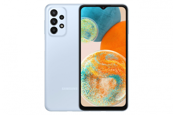 Samsung Galaxy A23 5G 64Gb Blue in de groep SMARTPHONE & TABLETS / Mobiele telefoons & smartphones bij TP E-commerce Nordic AB (C21646)