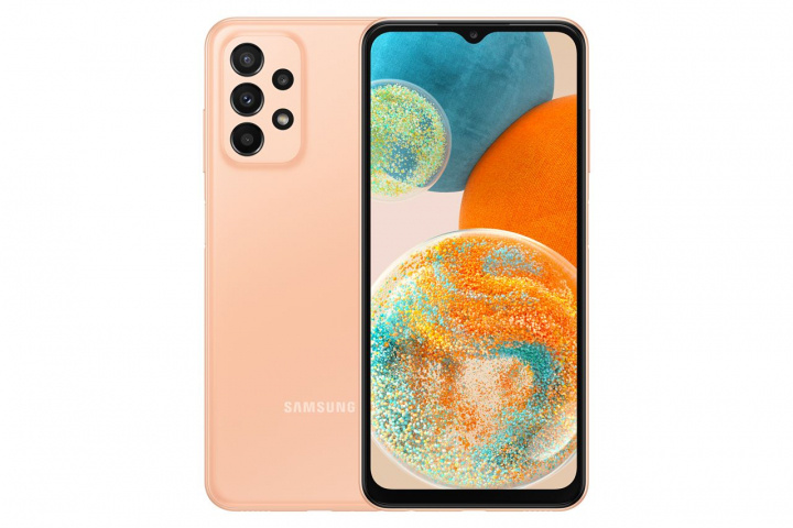 Samsung Galaxy A23 5G 64Gb Orange in de groep SMARTPHONE & TABLETS / Mobiele telefoons & smartphones bij TP E-commerce Nordic AB (C21647)