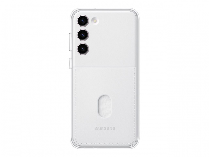 Samsung Galaxy S23 Plus Frame Case White in de groep SMARTPHONE & TABLETS / Mobielbescherming / Samsung bij TP E-commerce Nordic AB (C21713)