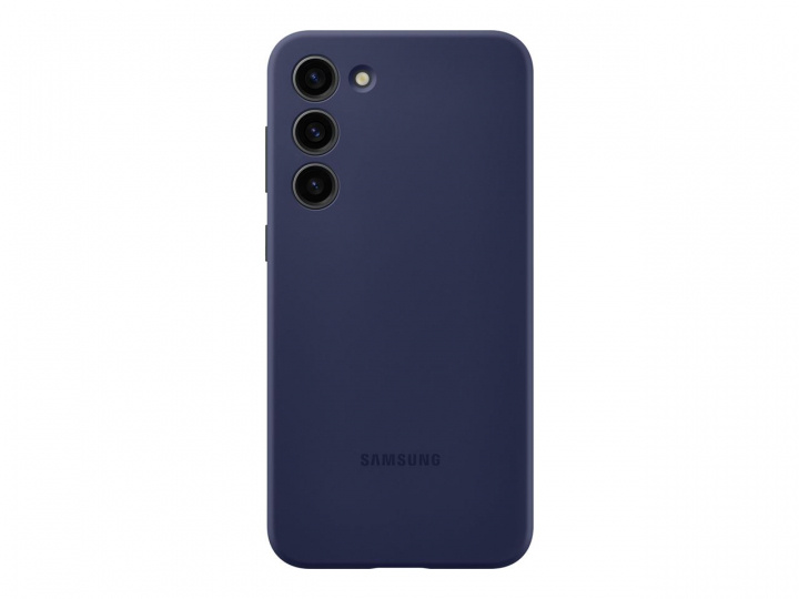 Samsung Galaxy S23 Plus Silicone Case Navy in de groep SMARTPHONE & TABLETS / Mobielbescherming / Samsung bij TP E-commerce Nordic AB (C21721)