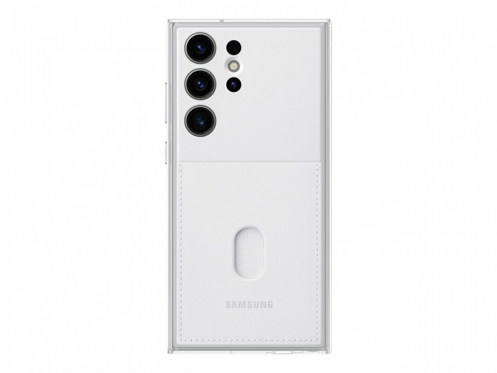 Samsung Galaxy S23 Ultra Frame Case White in de groep SMARTPHONE & TABLETS / Mobielbescherming / Samsung bij TP E-commerce Nordic AB (C21754)