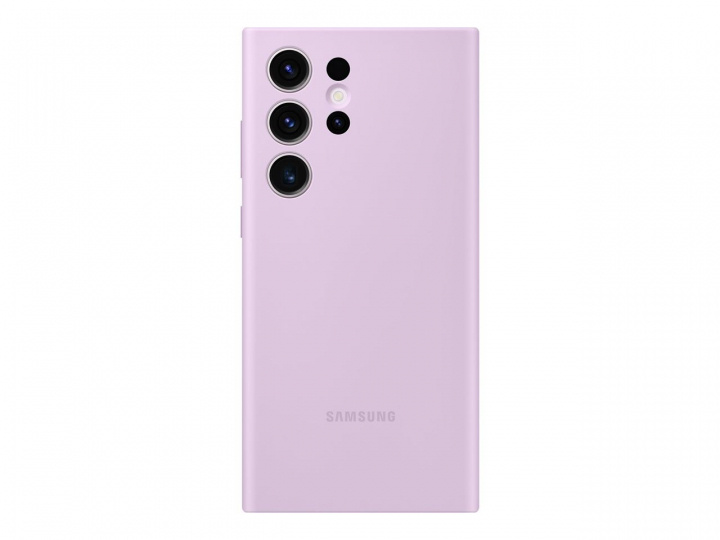 Samsung Galaxy S23 Ultra Silicone Case Lavender in de groep SMARTPHONE & TABLETS / Mobielbescherming / Samsung bij TP E-commerce Nordic AB (C21765)