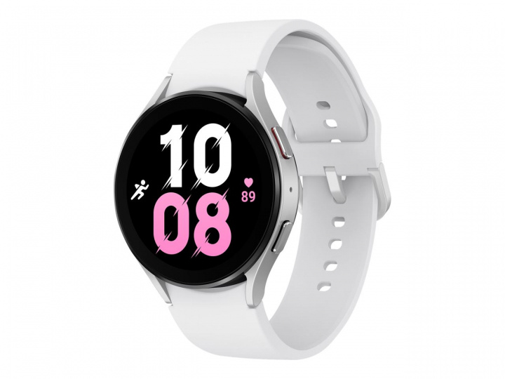 Samsung GALAXY WATCH 5 4G 44 MM Silver in de groep SPORT, VRIJE TIJD & HOBBY / Smartwatch & Activiteitsmeters / Smartwatches bij TP E-commerce Nordic AB (C21829)