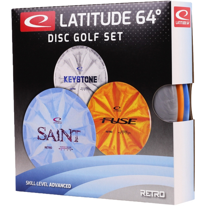 Latitude 64 Disc Golf Retro Burst Advanced Startset in de groep SPEELGOED, KINDER- & BABYPRODUCTEN / Buitenspeelgoed / Sport & Spel bij TP E-commerce Nordic AB (C22076)