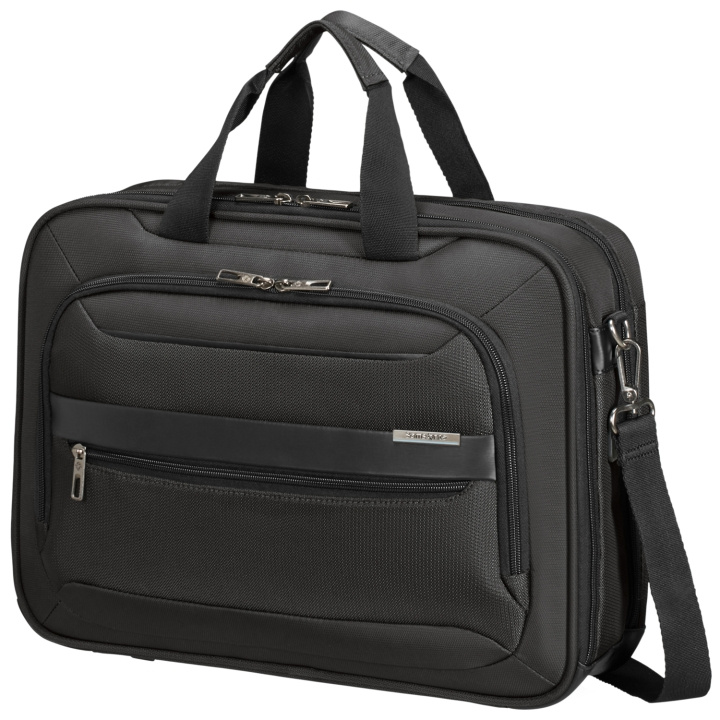 Samsonite Vectura EVO Laptop Portfölj 15,6 Svart in de groep COMPUTERS & RANDAPPARATUUR / Laptops & accessoires / Computertassen / Tot 17 inch bij TP E-commerce Nordic AB (C22080)