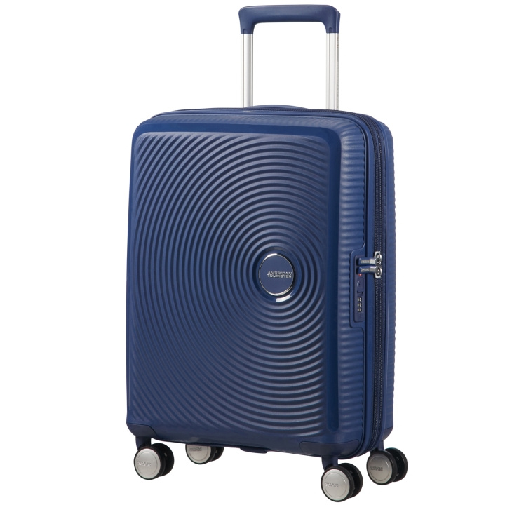 American Tourister Soundbox Kabinväska Exp. 55 Midnight Navy in de groep SPORT, VRIJE TIJD & HOBBY / Reisaccessoires / Koffers bij TP E-commerce Nordic AB (C22187)