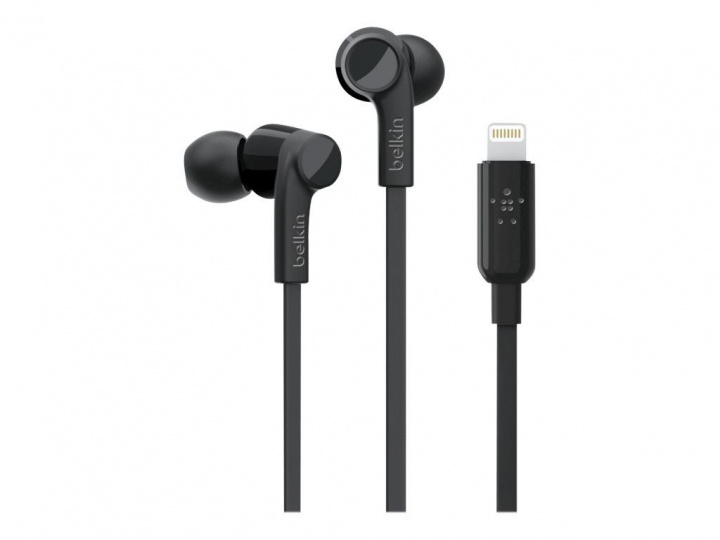 Belkin Soundform Headphones With Lightning Connector Black in de groep HOME ELECTRONICS / Audio & Beeld / Koptelefoon & Accessoires / Koptelefoon bij TP E-commerce Nordic AB (C22221)