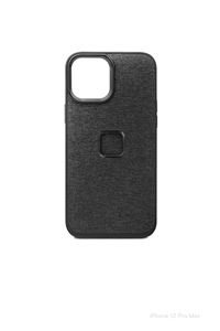 Peak Design Everyday Fabric Case iPhone 12 Pro Max - Charcoal in de groep SMARTPHONE & TABLETS / Mobielbescherming / Apple / IPL en laser / Springspeelgoed bij TP E-commerce Nordic AB (C22287)