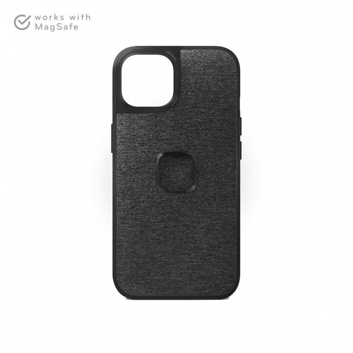 Peak Design Fabric Case iPhone 11 - Charcoal in de groep SMARTPHONE & TABLETS / Mobielbescherming / Apple / Lippenstift / Lipgloss bij TP E-commerce Nordic AB (C22313)