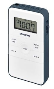 Sangean DT-140 vit/blå in de groep HOME ELECTRONICS / Audio & Beeld / Thuisbioscoop, Hifi en Draagbaar / Radio & Wekkers / Draadloze audiozender bij TP E-commerce Nordic AB (C22363)