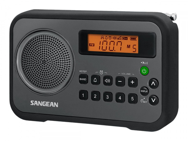 Sangean PRD18BLK in de groep HOME ELECTRONICS / Audio & Beeld / Thuisbioscoop, Hifi en Draagbaar / Radio & Wekkers / Draadloze audiozender bij TP E-commerce Nordic AB (C22372)