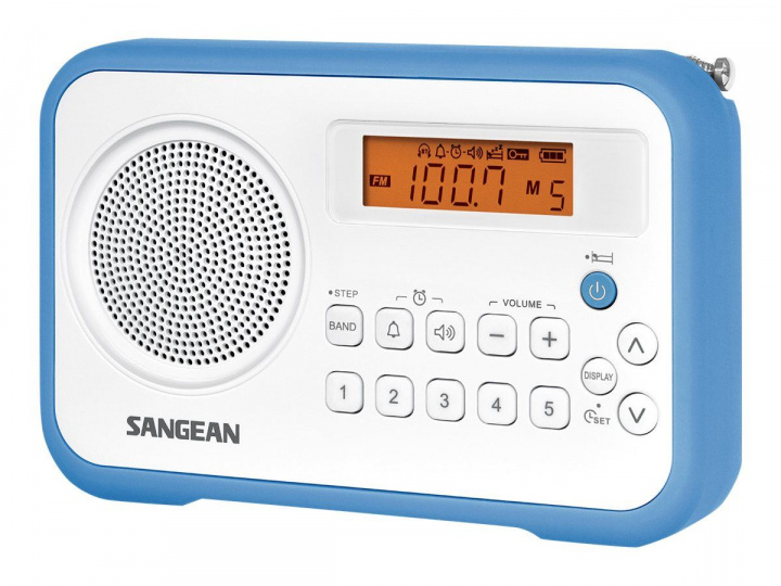 Sangean PRD18BLUE in de groep HOME ELECTRONICS / Audio & Beeld / Thuisbioscoop, Hifi en Draagbaar / Radio & Wekkers / Draadloze audiozender bij TP E-commerce Nordic AB (C22373)