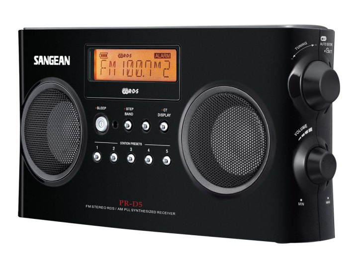 Sangean PRD5BLK svart in de groep HOME ELECTRONICS / Audio & Beeld / Thuisbioscoop, Hifi en Draagbaar / Radio & Wekkers / Draadloze audiozender bij TP E-commerce Nordic AB (C22378)