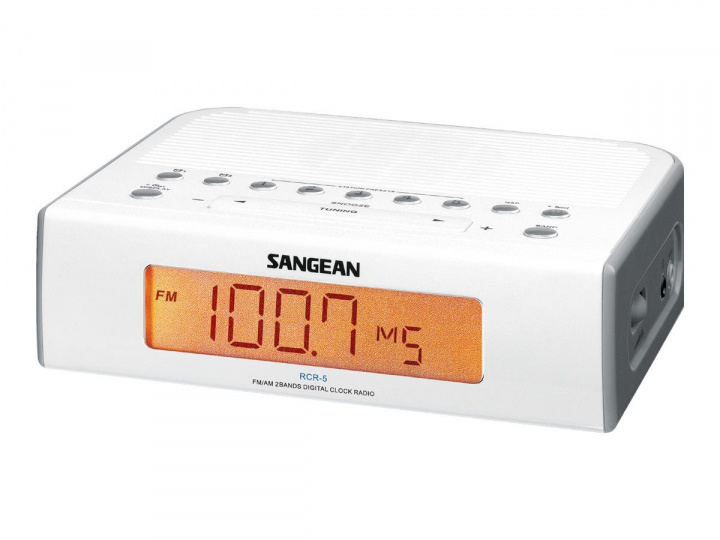 Sangean RCR5 silver in de groep HOME ELECTRONICS / Audio & Beeld / Thuisbioscoop, Hifi en Draagbaar / Radio & Wekkers / Wekkerradio bij TP E-commerce Nordic AB (C22380)