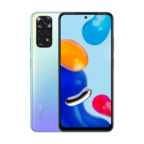 Xiaomi Redmi Note 11 4+128GB Star Blue in de groep SMARTPHONE & TABLETS / Mobiele telefoons & smartphones bij TP E-commerce Nordic AB (C22412)