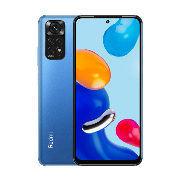 Xiaomi Redmi Note 11 4+128GB Twilight Blue in de groep SMARTPHONE & TABLETS / Mobiele telefoons & smartphones bij TP E-commerce Nordic AB (C22413)