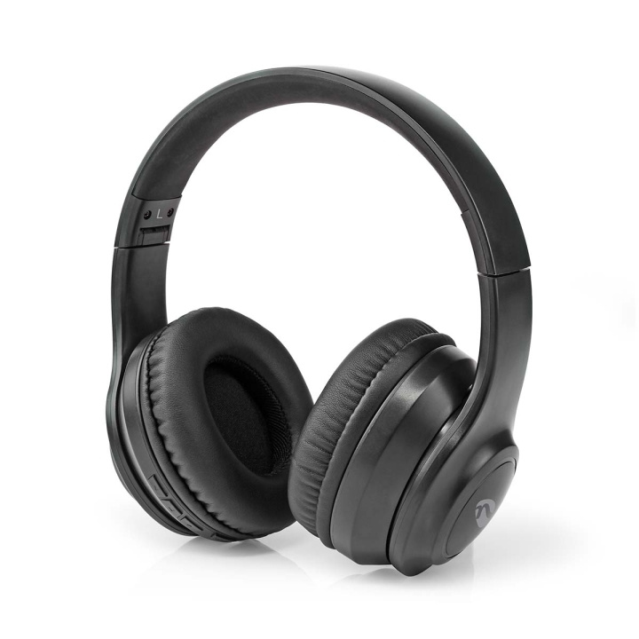 Nedis Draadloze Over-ear Koptelefoon | Maximale batterijduur: 16 uur | Ingebouwde microfoon | Drukbediening | Ondersteuning voor spraakbesturing | Volumebediening | Inclusief reiskoffer | Zwart in de groep HOME ELECTRONICS / Audio & Beeld / Koptelefoon & Accessoires / Koptelefoon bij TP E-commerce Nordic AB (C22837)