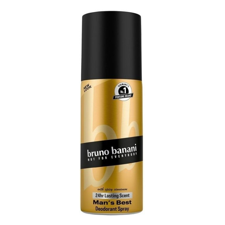 Bruno Banani Man\'s Best Deodorant Spray 150ml in de groep BEAUTY & HEALTH / Geuren & Parfum / Deodorant / Deodorant voor vrouwen bij TP E-commerce Nordic AB (C22942)