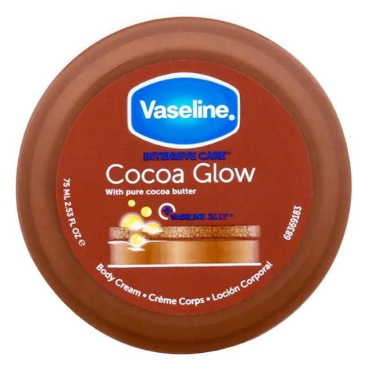 Vaseline Intensive Care Cocoa Glow Body Cream 75ml in de groep BEAUTY & HEALTH / Huidsverzorging / Lichaamsverzorging / Body lotion bij TP E-commerce Nordic AB (C22951)