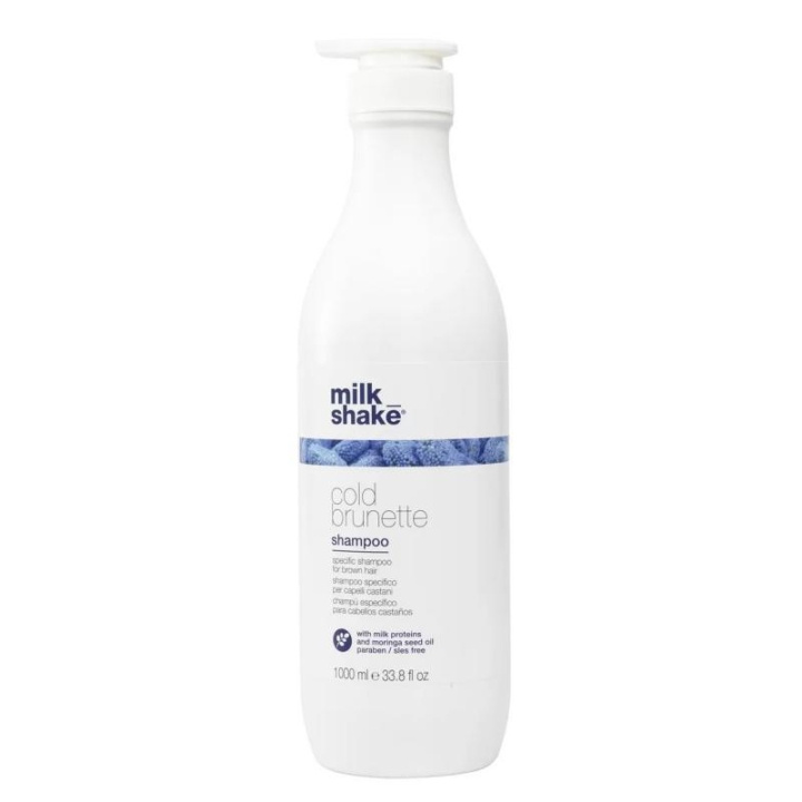 Milk_Shake Cold Brunette Shampoo 1000ml in de groep BEAUTY & HEALTH / Haar & Styling / Haarverzorging / Haarverf / Zilvershampoo bij TP E-commerce Nordic AB (C23011)