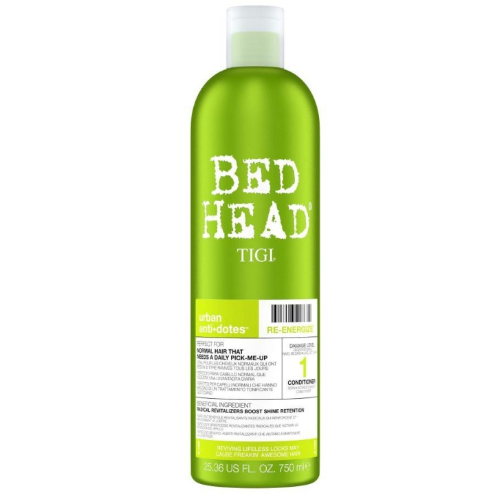 TIGI Bed Head Re-energize Conditioner 1 750ml in de groep BEAUTY & HEALTH / Haar & Styling / Haarverzorging / Conditioner bij TP E-commerce Nordic AB (C23043)