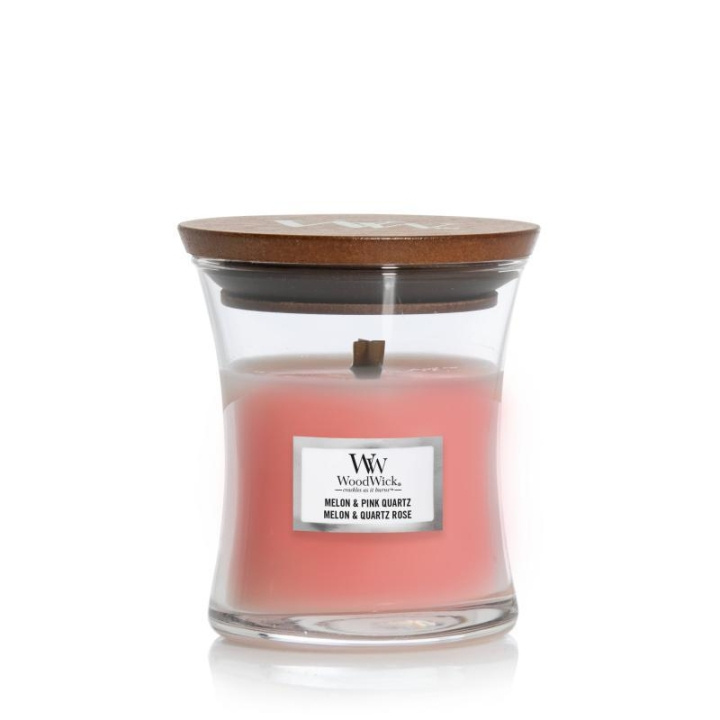 WoodWick Mini - Melon & Pink Quartz in de groep BEAUTY & HEALTH / Geuren & Parfum / Overige geuren / Geurkaarsen bij TP E-commerce Nordic AB (C23050)