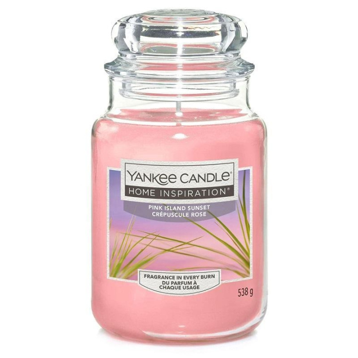 Yankee Candle Home Inspiration Large Pink Island Sunset 538g in de groep BEAUTY & HEALTH / Geuren & Parfum / Overige geuren / Geurkaarsen bij TP E-commerce Nordic AB (C23057)