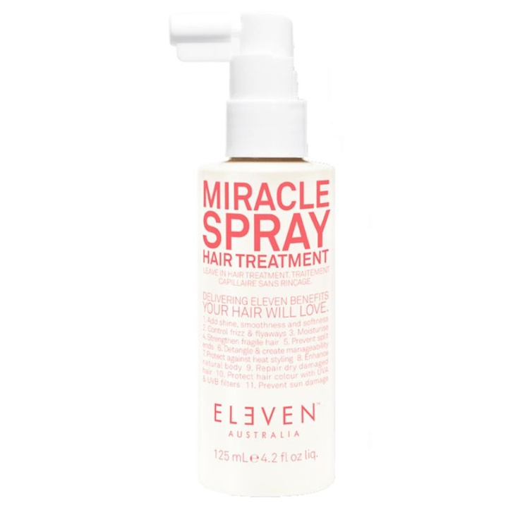 Eleven Australia Miracle Spray Hair Treatment 125ml in de groep BEAUTY & HEALTH / Haar & Styling / Haarverzorging / Haarserum bij TP E-commerce Nordic AB (C23064)