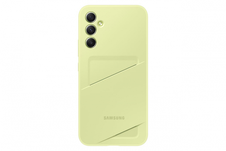 Samsung Card Slot Case Lime Galaxy A34 in de groep SMARTPHONE & TABLETS / Mobielbescherming / Samsung bij TP E-commerce Nordic AB (C23139)
