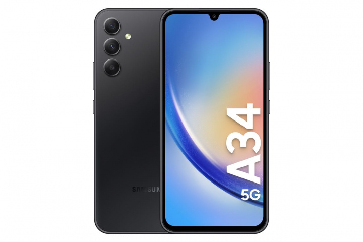 Samsung Galaxy A34 5G 128GB Black in de groep SMARTPHONE & TABLETS / Mobiele telefoons & smartphones bij TP E-commerce Nordic AB (C23155)