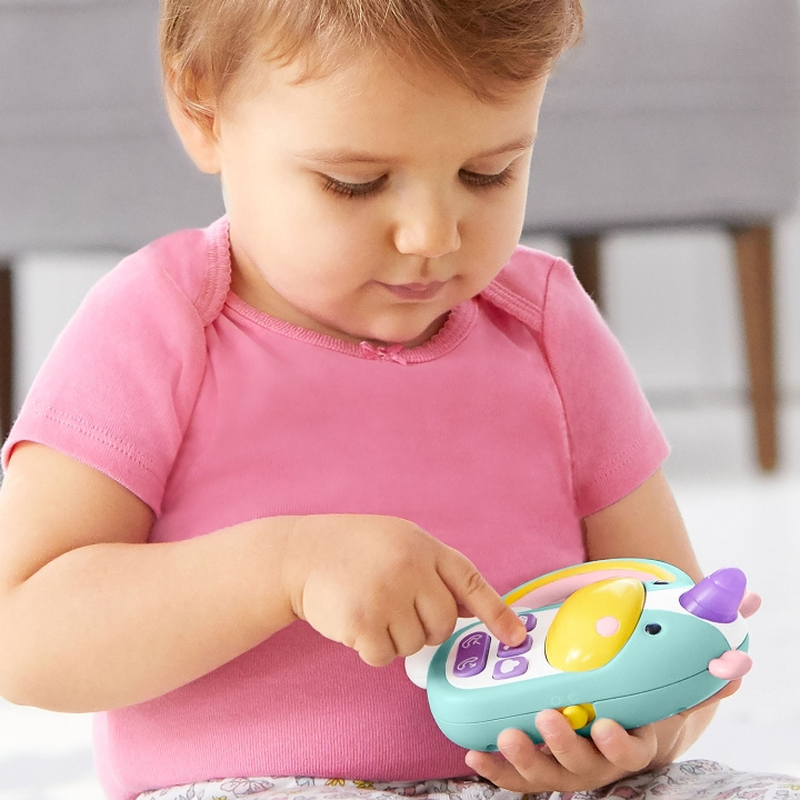 Skip Hop Zoo Telefon Enhörning in de groep SPEELGOED, KINDER- & BABYPRODUCTEN / Babyspeelgoed / Activiteitenspeelgoed bij TP E-commerce Nordic AB (C23246)